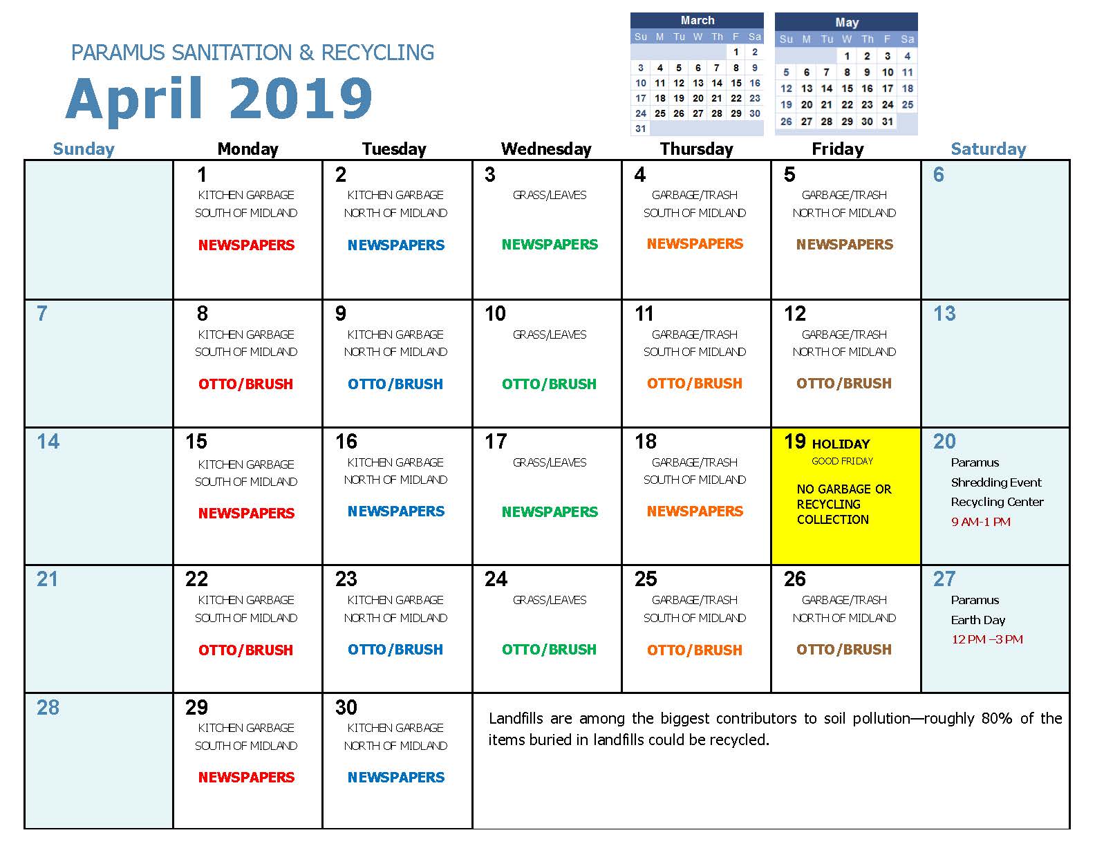 2019 April Household Hazadous Waste Collection
