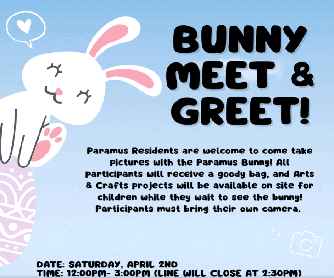 2022 Recreation Easter Bunny