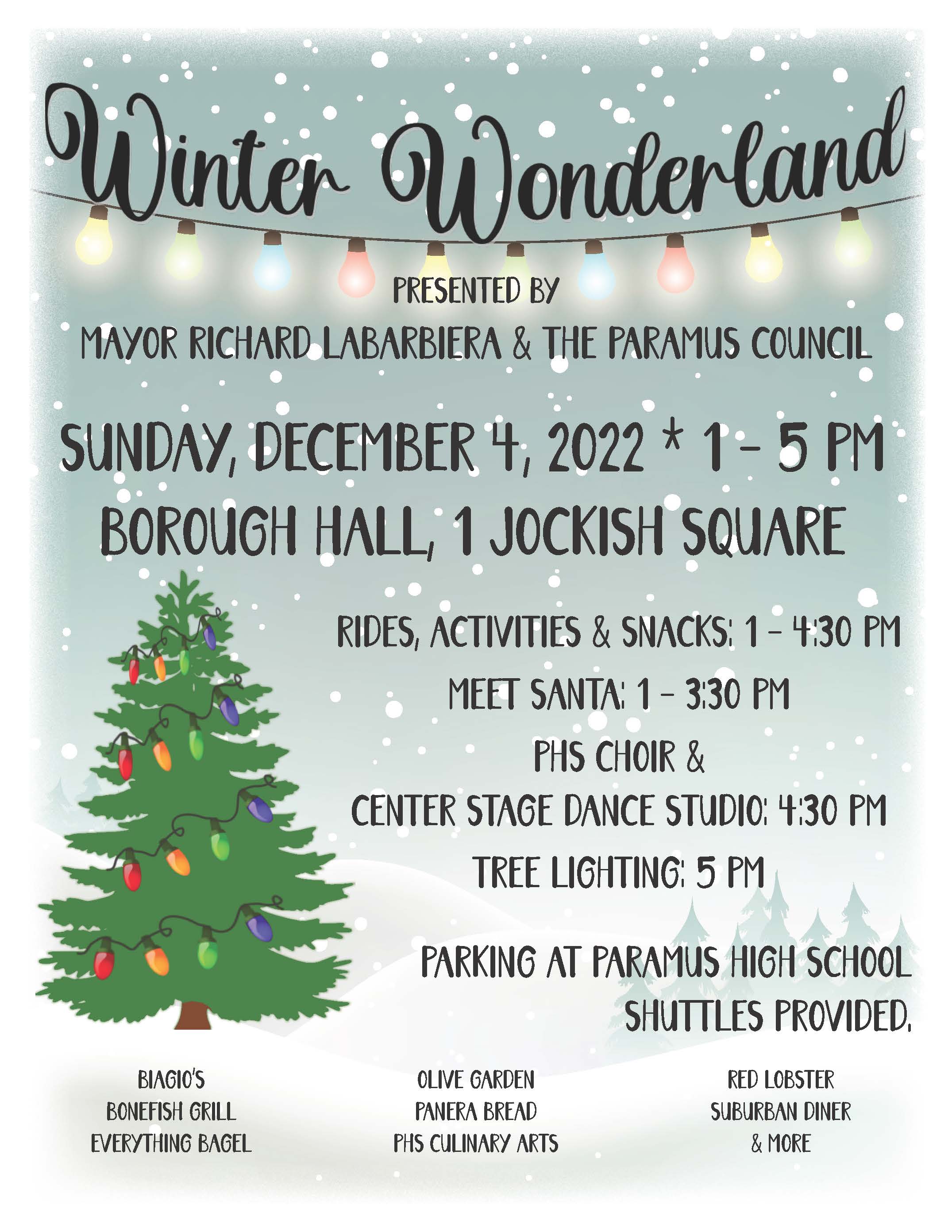 2023 Winter Wonderland Flier