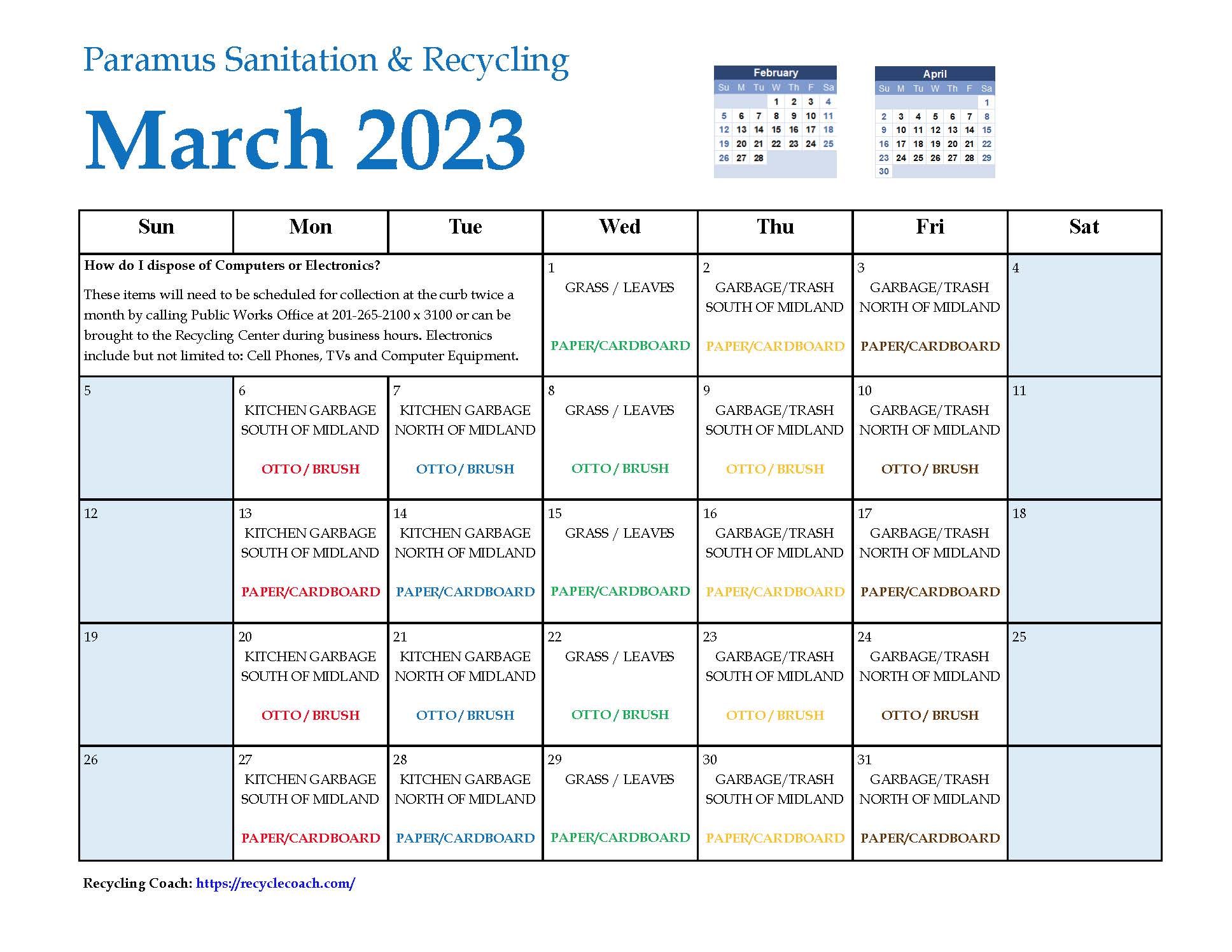 2023 Paramus Recycling March