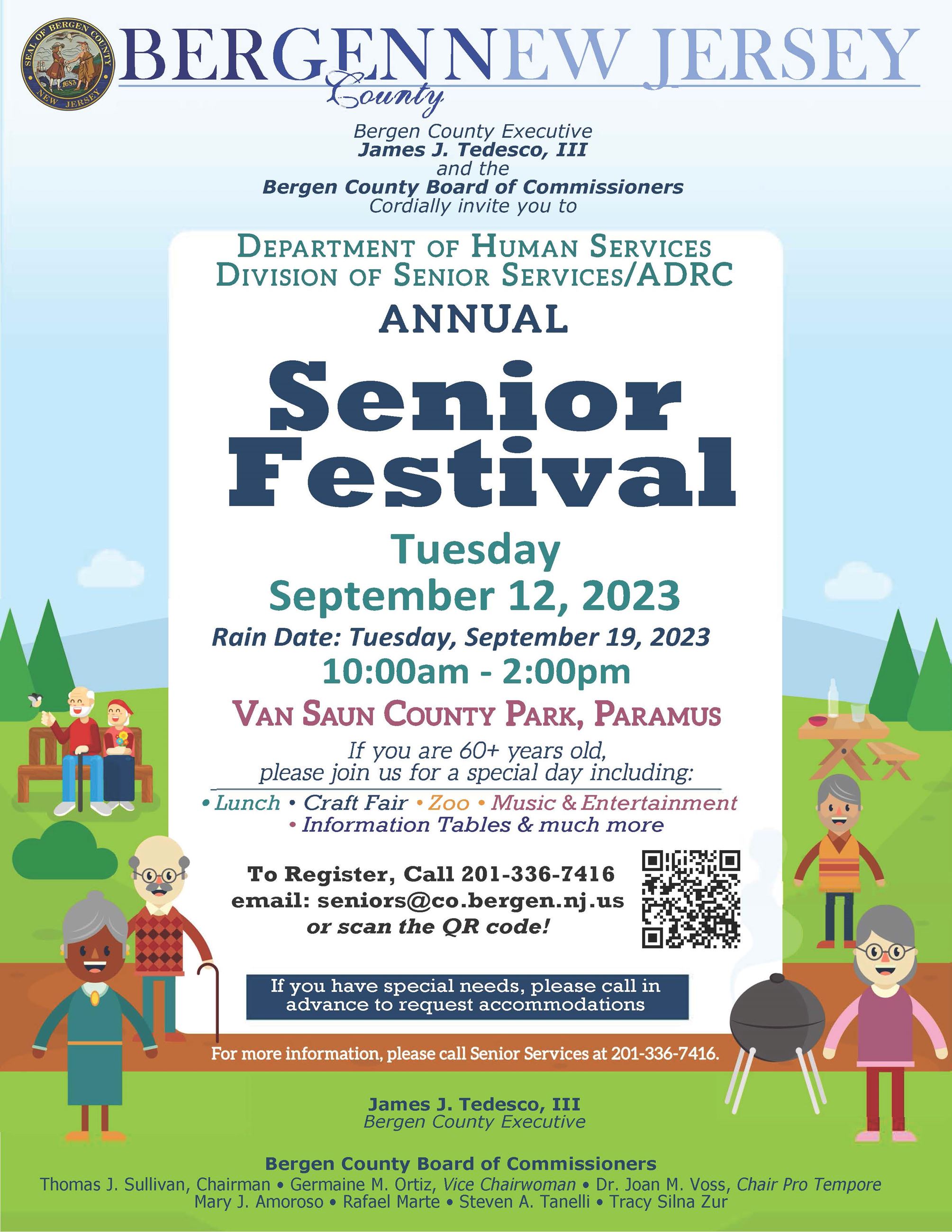 2023 Senior Festival Flyer