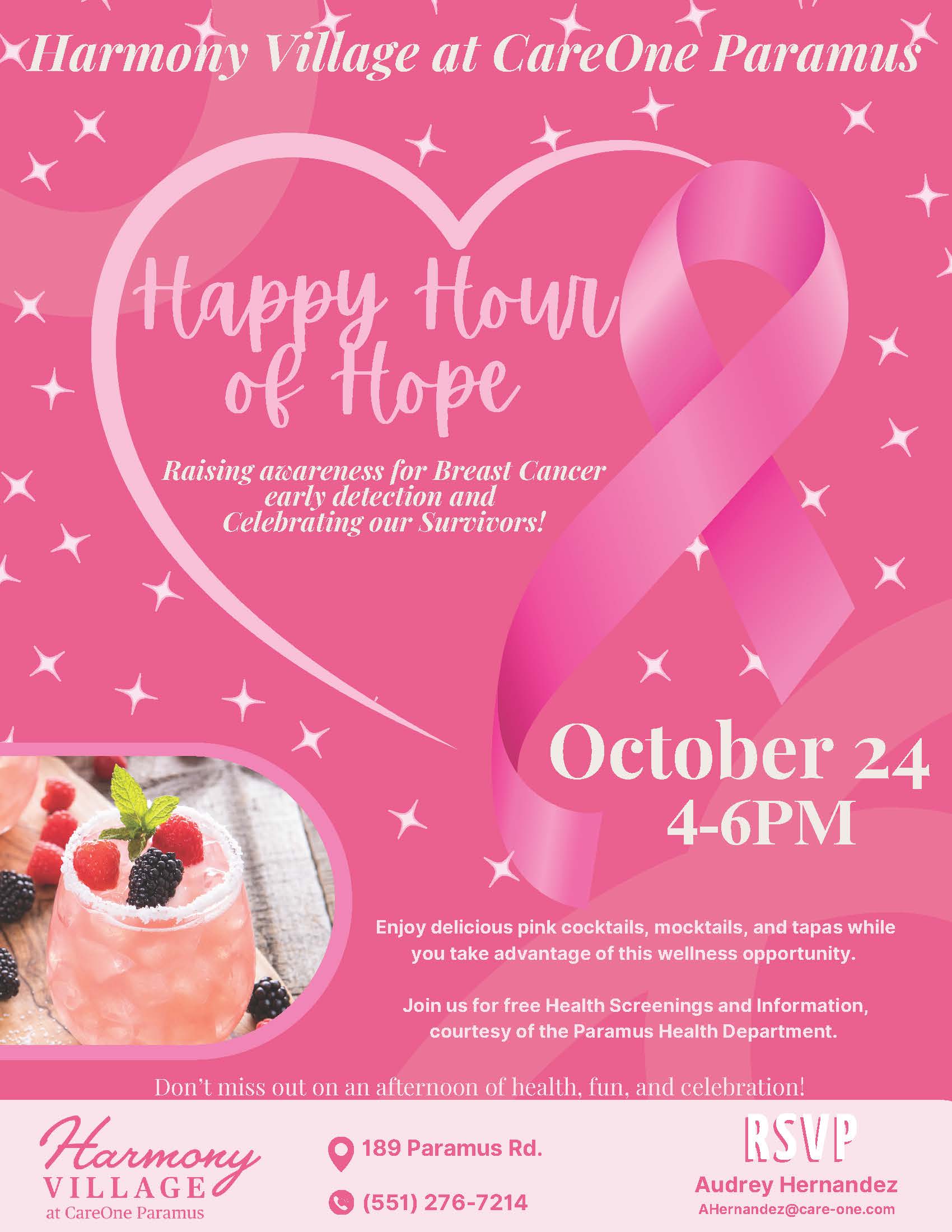 Happy Hour of Hope Flyer
