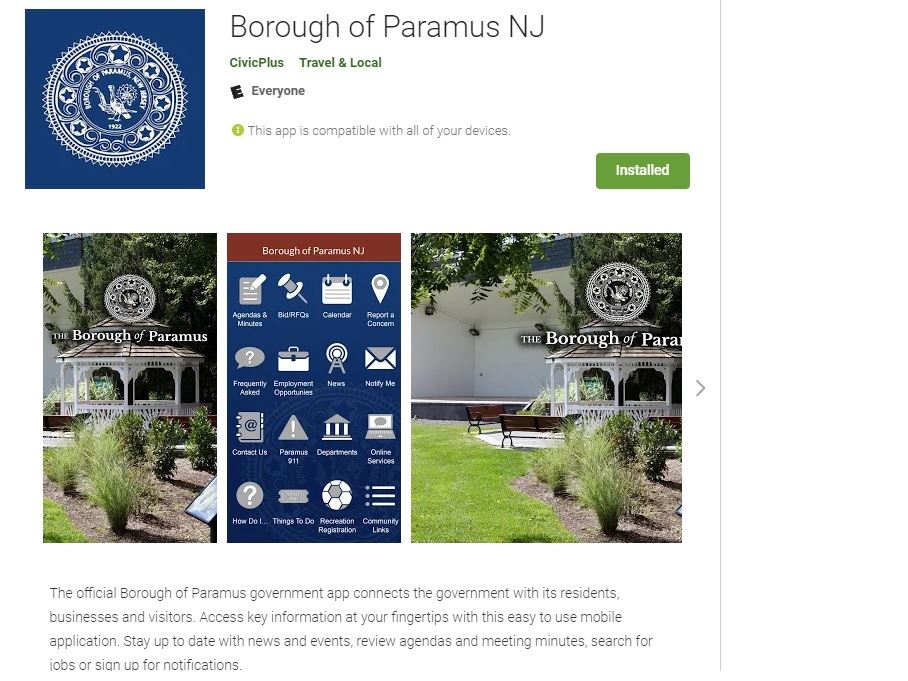 Borough Website App