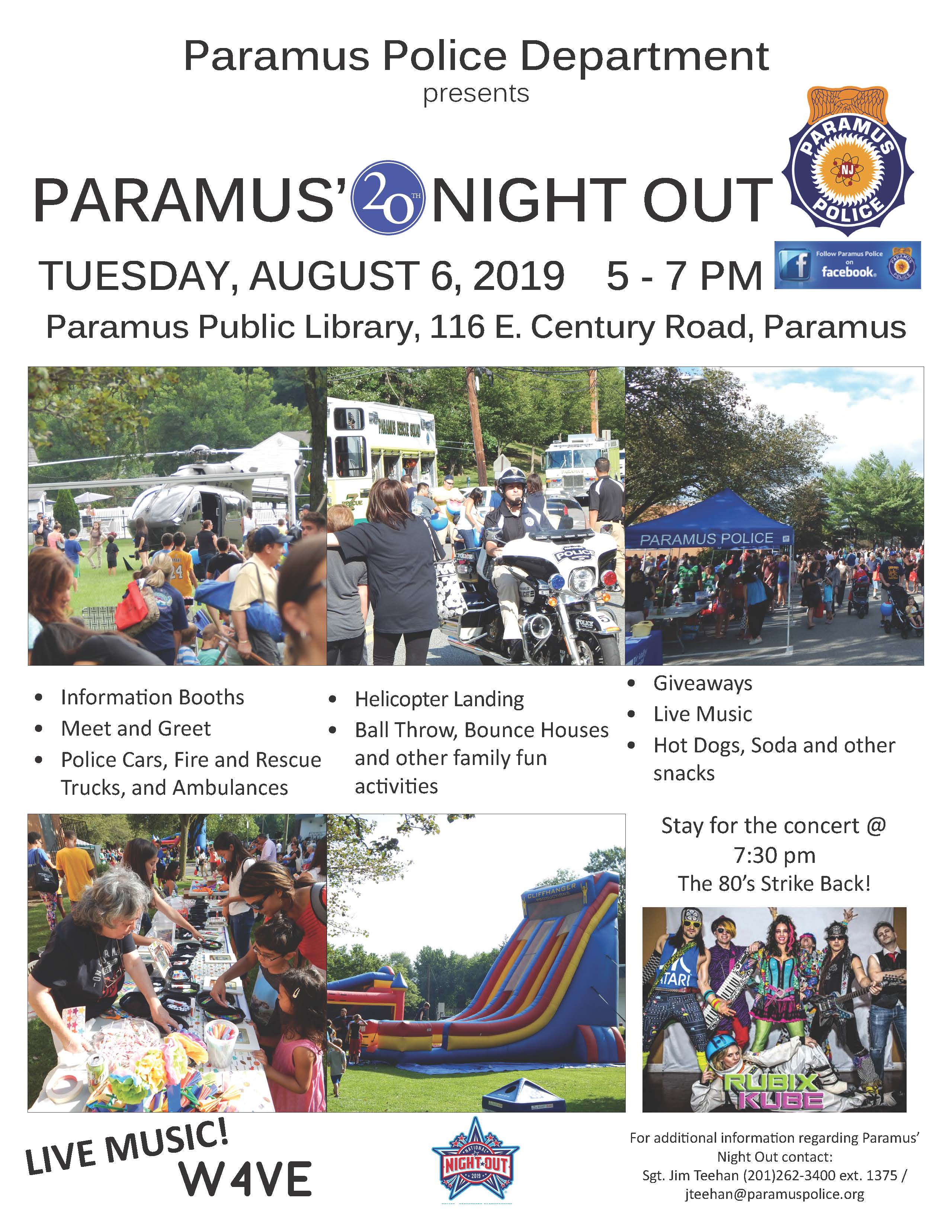 2019 Night Out Flier