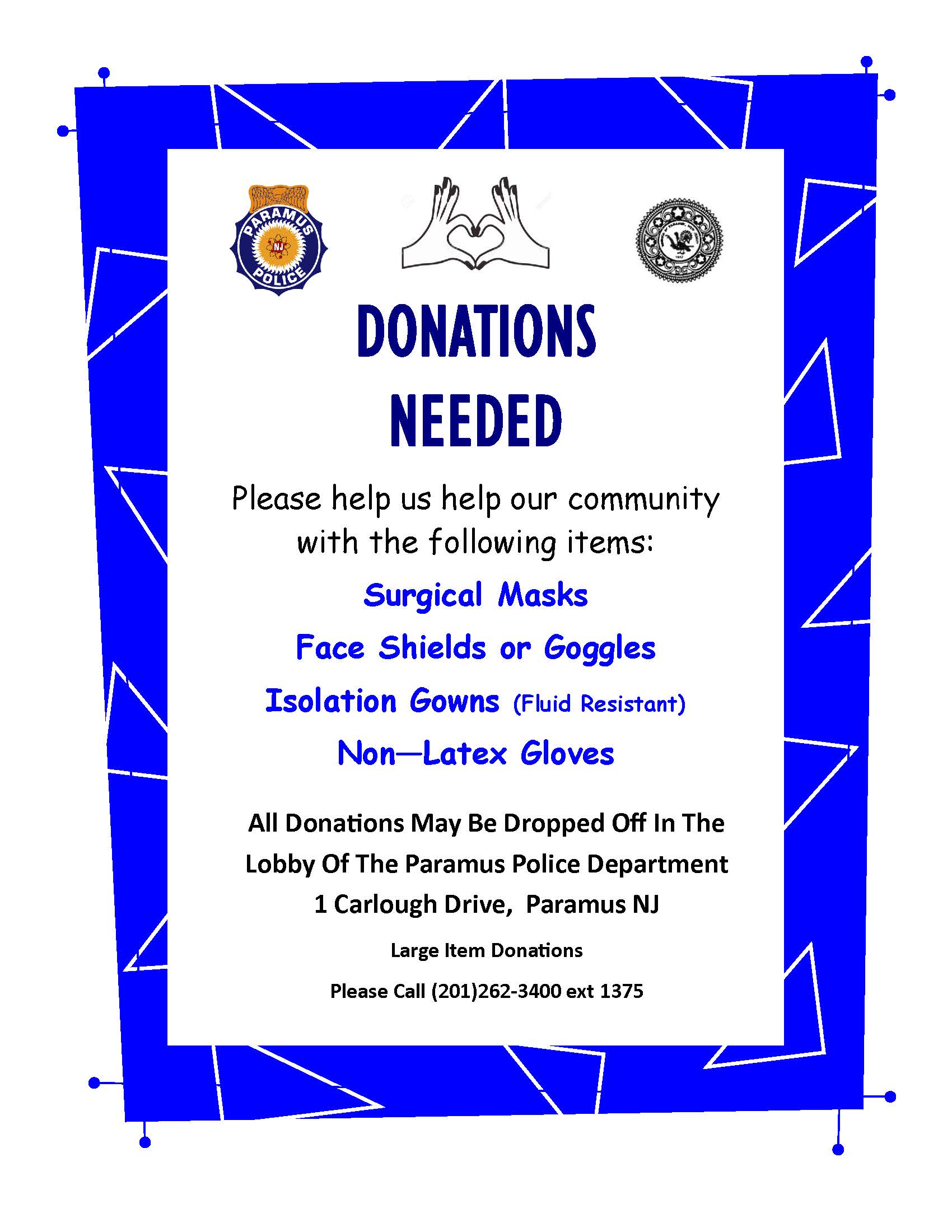 COVID 19 Publication Donations Needed