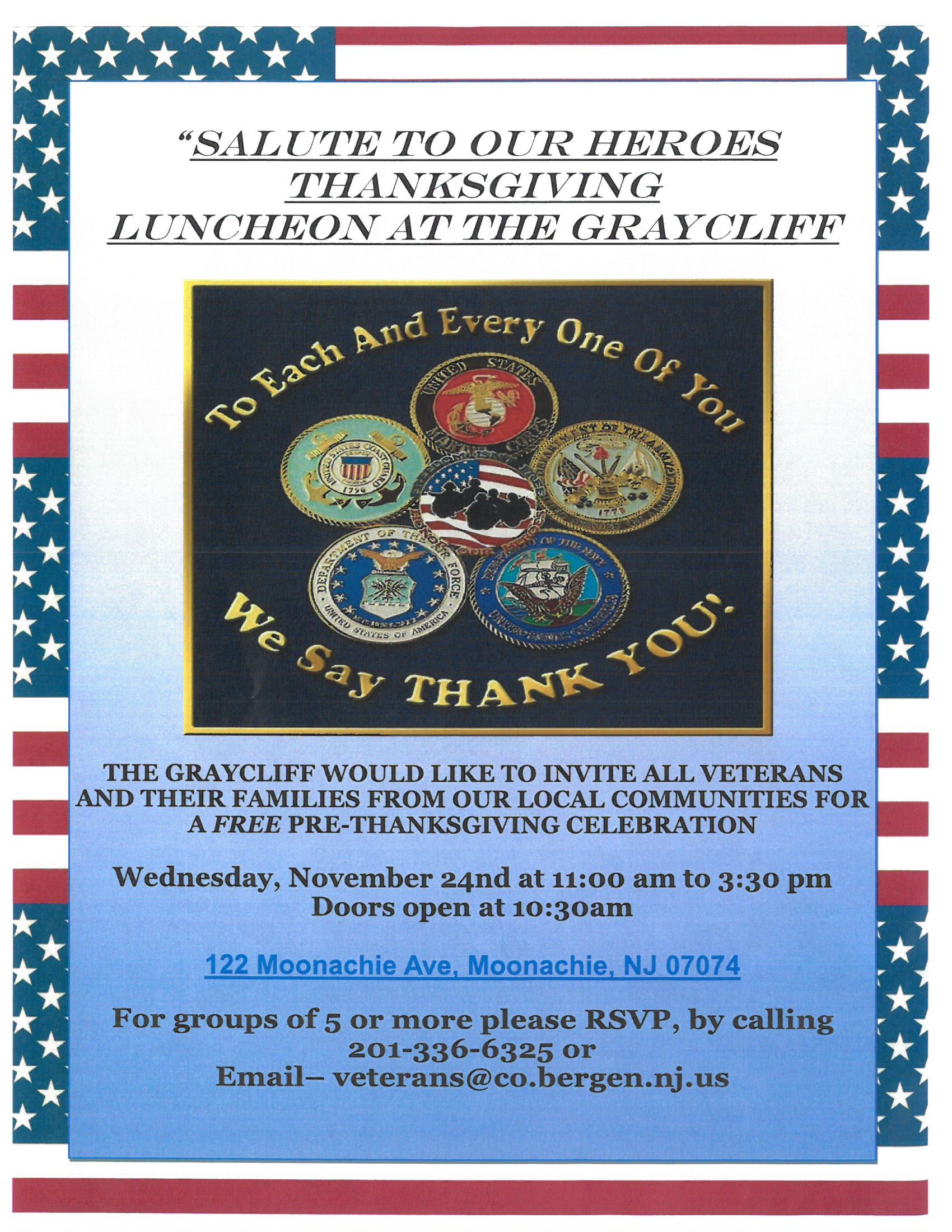 2021 Veterans Pre Thanksgiving Celebration