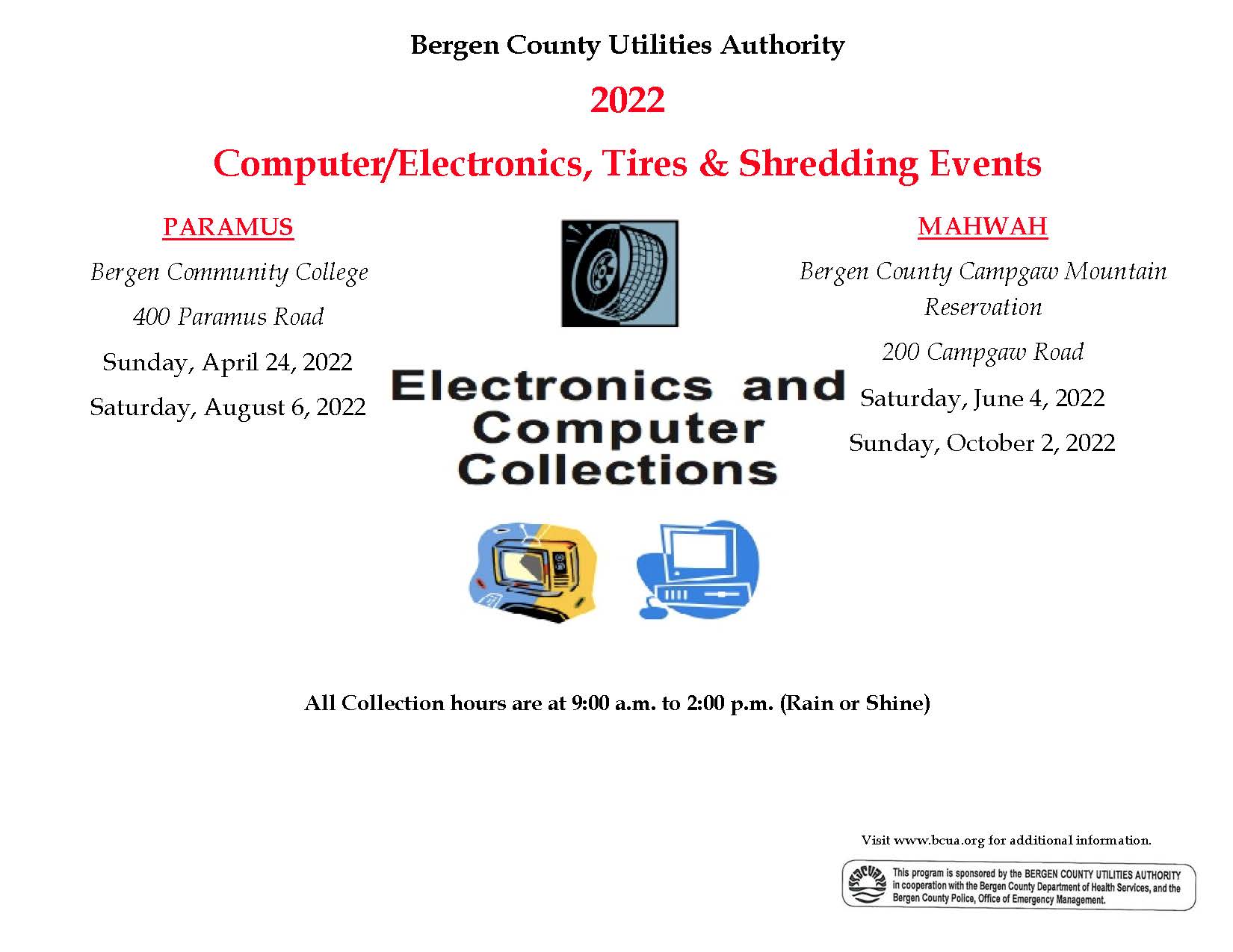 2022 Recycling Electronics Computer Collections Calendar